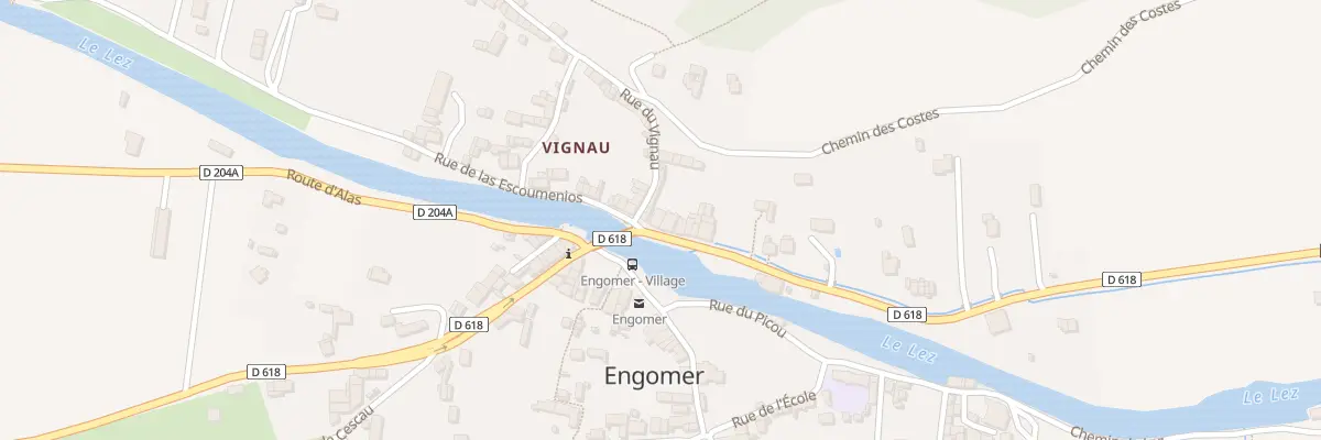 Plan du 169 Vignau à Engomer