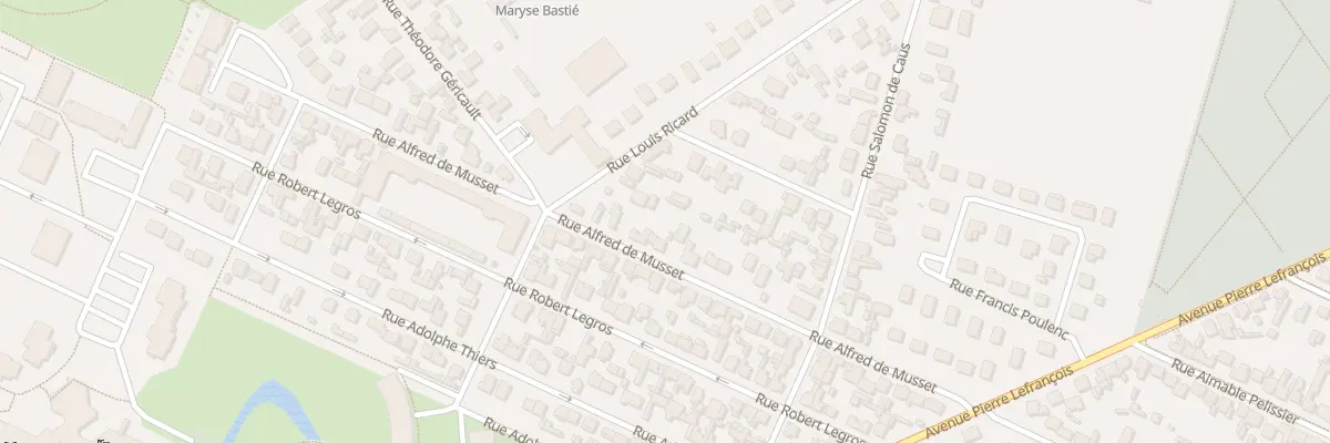 Plan du 39 Rue Alfred de Musset au Grand-Quevilly