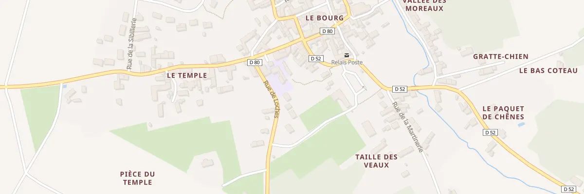 Plan du 8 Rue de Loches à Luzillé