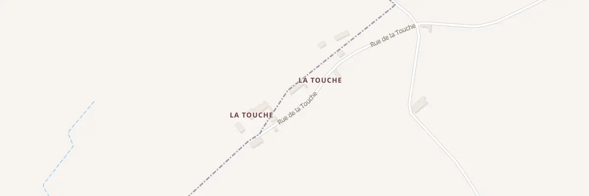Plan du 7 La Touche à Lancé