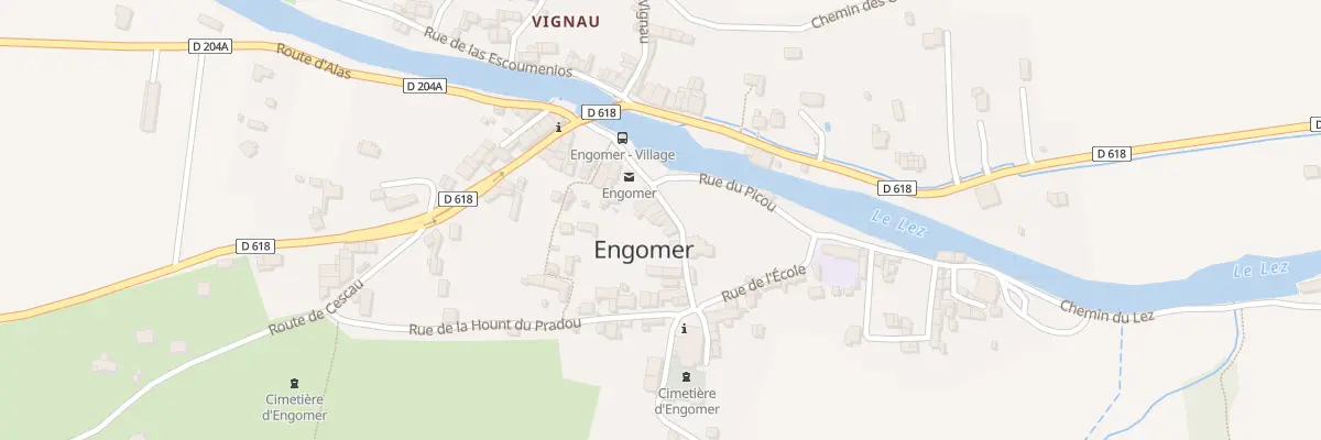 Plan du 101 Village à Engomer