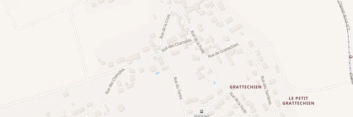 Plan du 91 Rue des Champlés à Vendôme