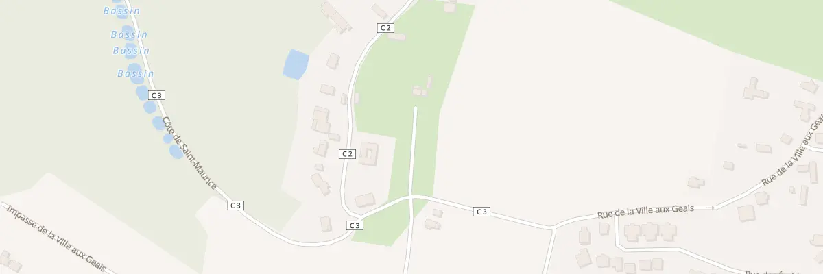 Plan du 1133 Rue de la Ville aux Geais à Malaunay