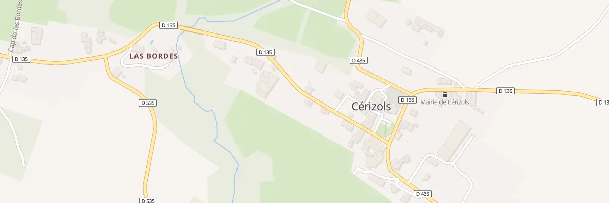 Plan du 33 Village à Cérizols