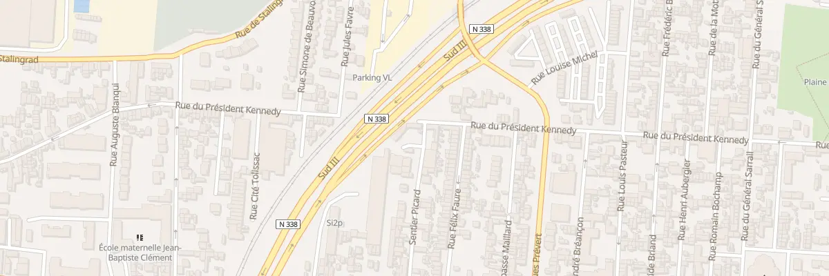 Plan du 100 Rue du President Kennedy au Petit-Quevilly
