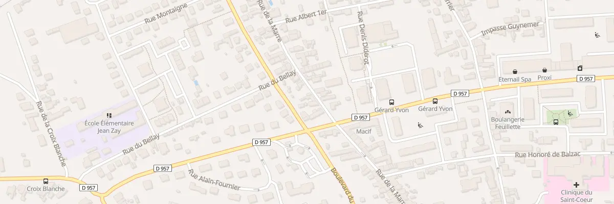 Plan du 126 Rue de la Marre à Vendôme