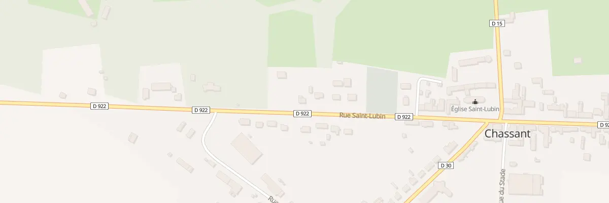 Plan du 57 Rue St Lubin à Chassant