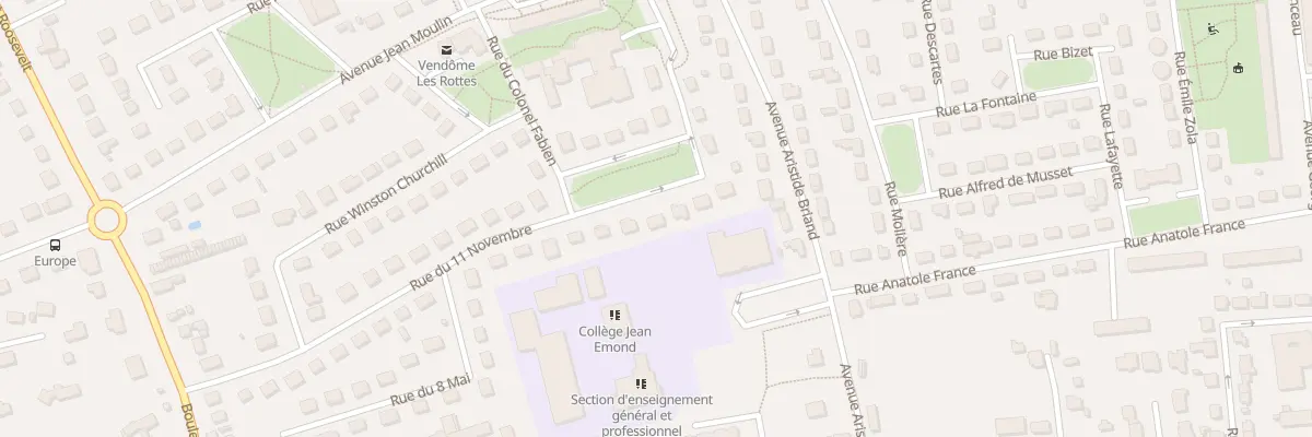 Plan du 7 Sq de la Libération à Vendôme