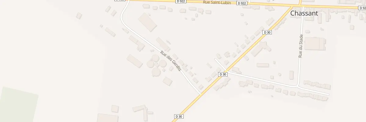 Plan du 7 Rue des Genêts à Chassant