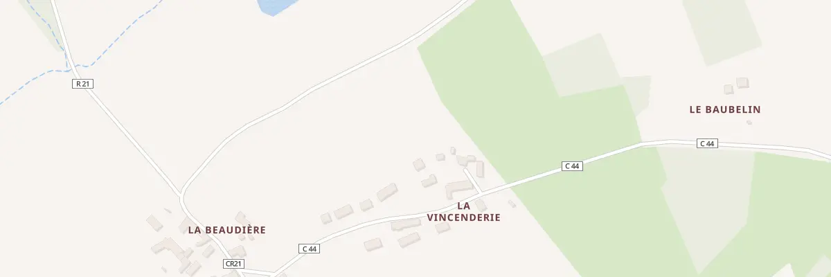Plan du 3 La Vincendrie à Saint-Jean-Saint-Germain