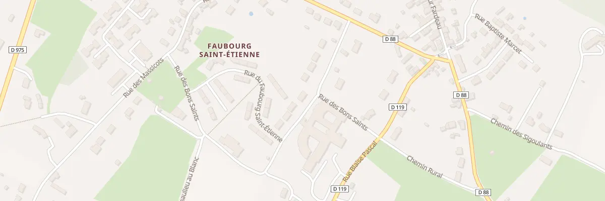 Plan du 11 Rue des Bons-Saints au Blanc