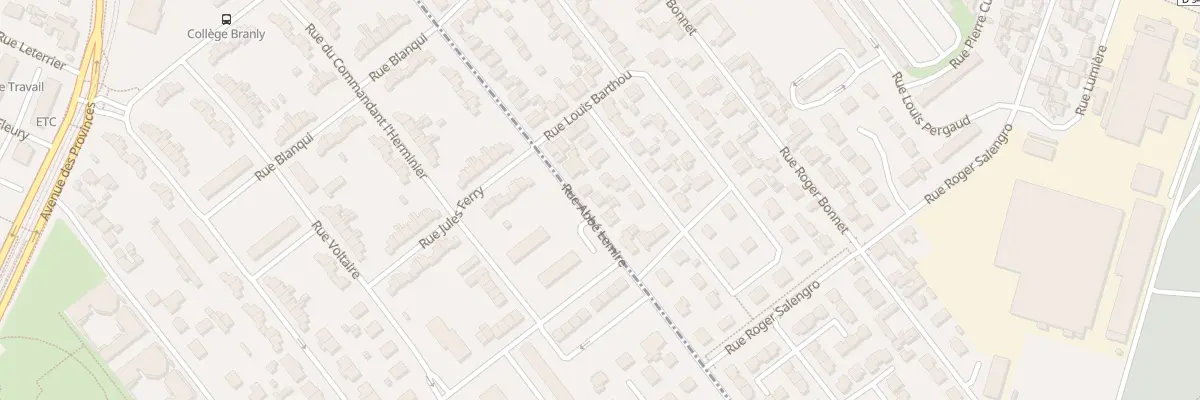 Plan du 85 Rue Abbé Lemire au Petit-Quevilly