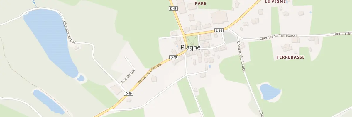 Plan du 15 Claous à Plagne