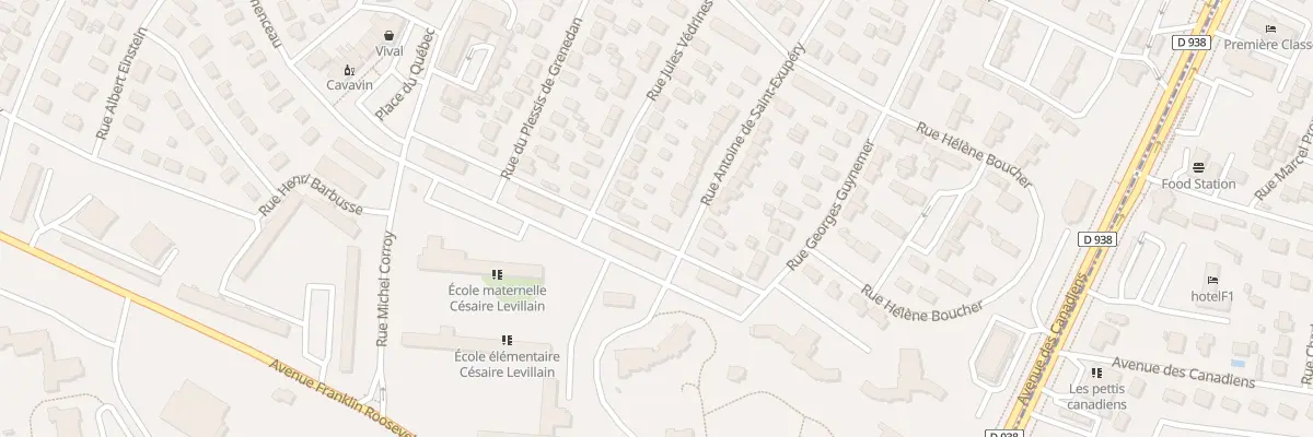 Plan du 30 Rue Antoine de Saint-Exupéry au Grand-Quevilly