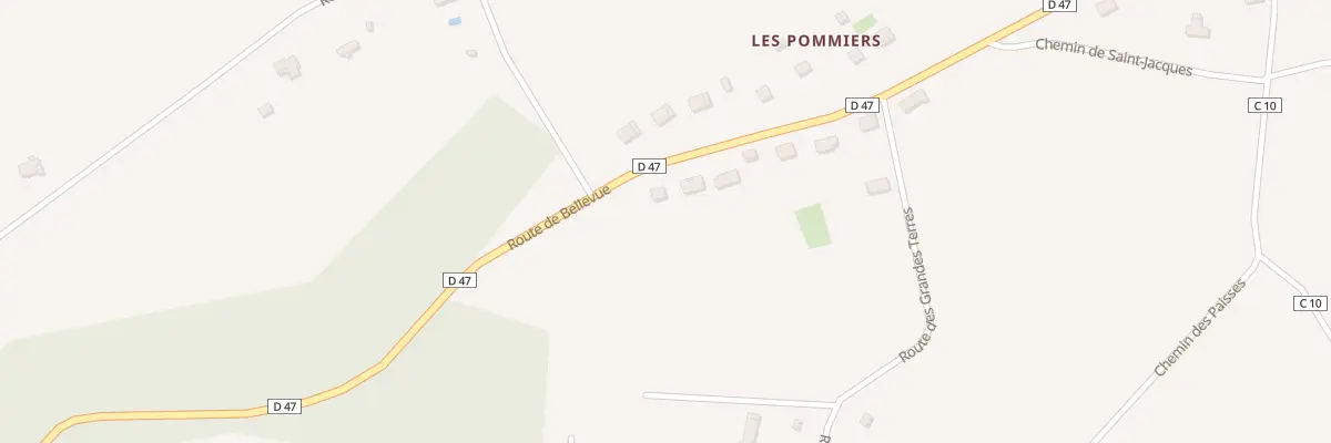 Plan du 1429 Rte de Bellevue à Saint-Yrieix-sous-Aixe