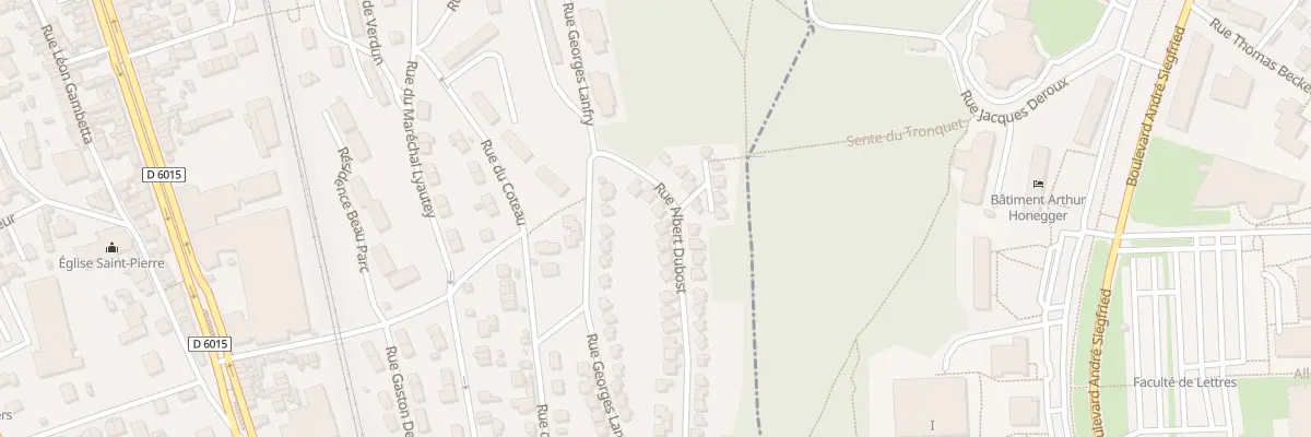 Plan du 6 Rue Albert Dubost à Déville-lès-Rouen