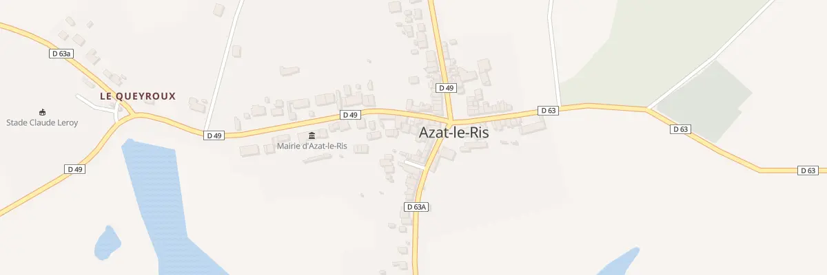 Plan du 1 Rue du Pre Moulin à Azat-le-Ris