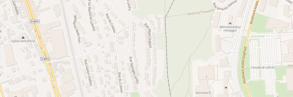 Plan du 16 Rue Albert Dubost à Déville-lès-Rouen