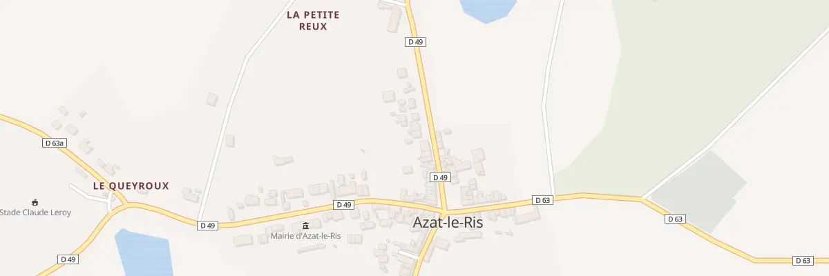 Plan du 7 Rue Fontaine des Rochers à Azat-le-Ris
