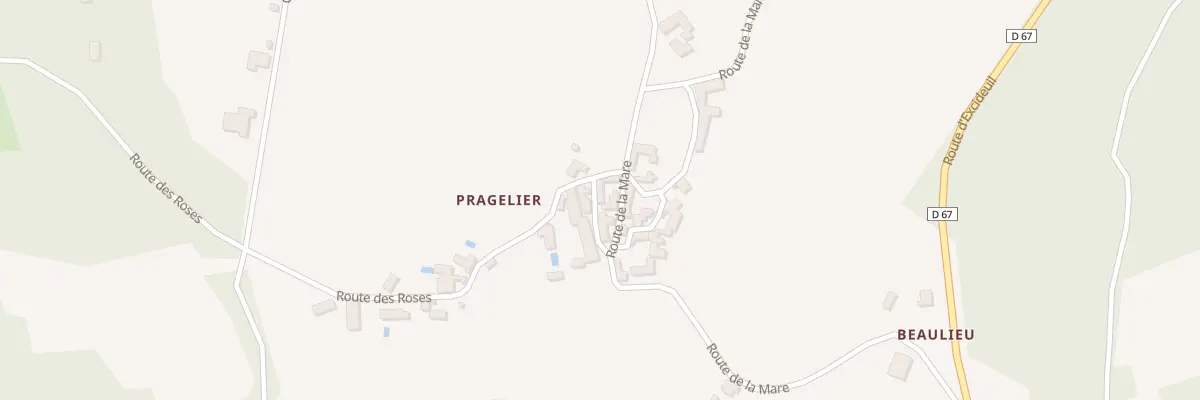 Plan du 109 Pragelier à Tourtoirac