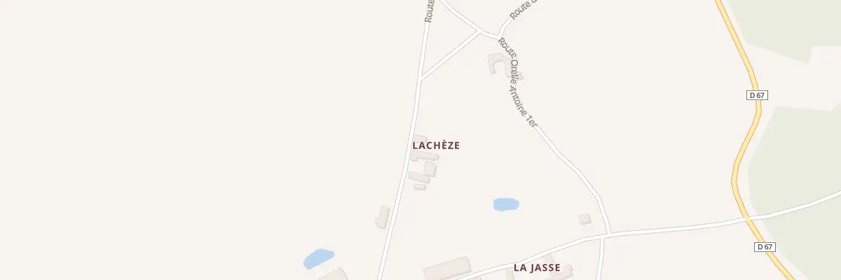 Plan du 9001 Lacheze à Chourgnac