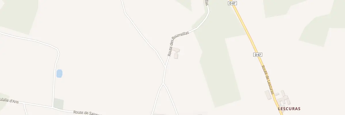 Plan du 9001 Le Bourg à Chourgnac