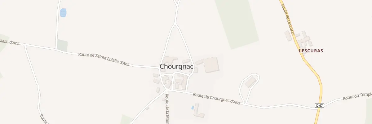 Plan du 7 Le Bourg à Chourgnac
