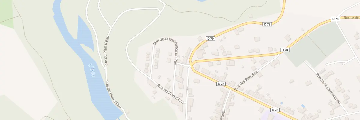 Plan du 4 Rue du Moulin à Jumilhac-le-Grand