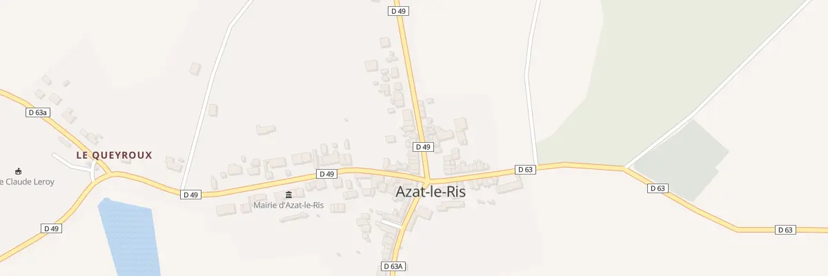 Plan du 1 Rue Fontaine des Rochers à Azat-le-Ris