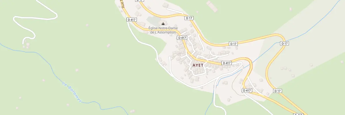 Plan du 167 Ayet à Bethmale