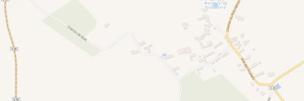 Plan du 8 Che du Boel à Breux-sur-Avre