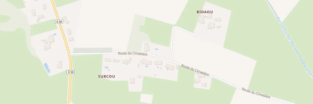 Plan du 261 Rte du Cimetière à Plagnole