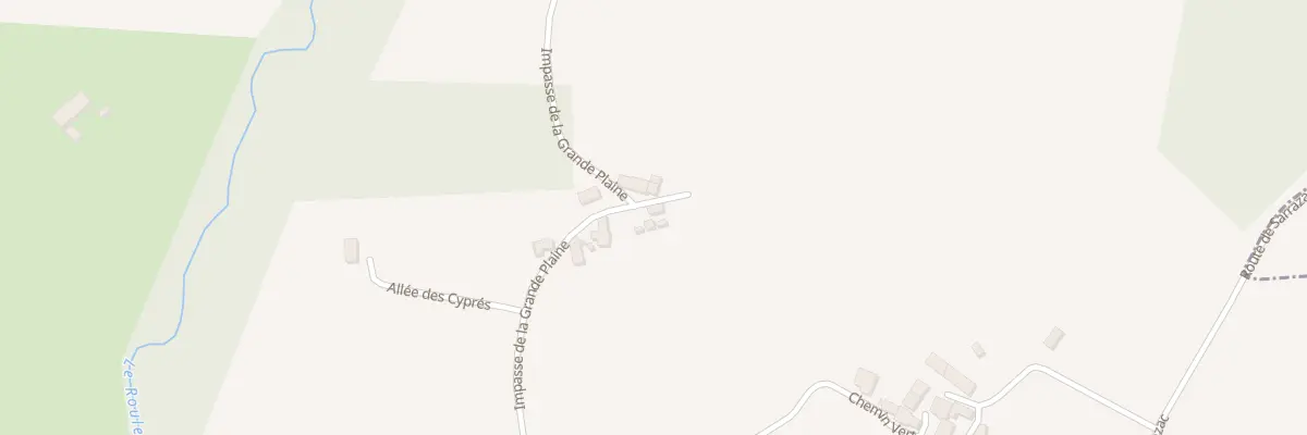 Plan du 285 Imp de la Grande Plaine à Sarrazac
