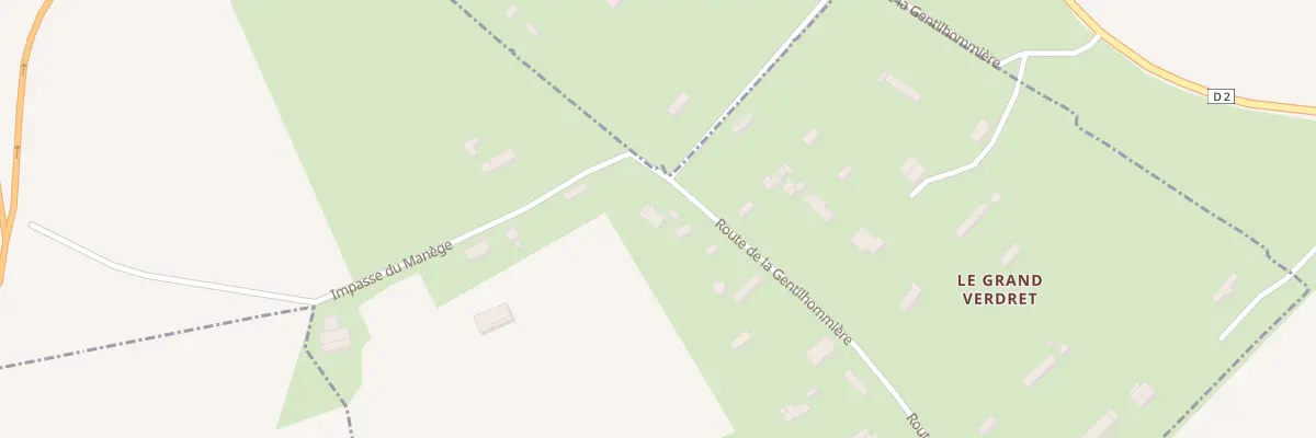 Plan du 5010A Le Grand Verdret à Beautot
