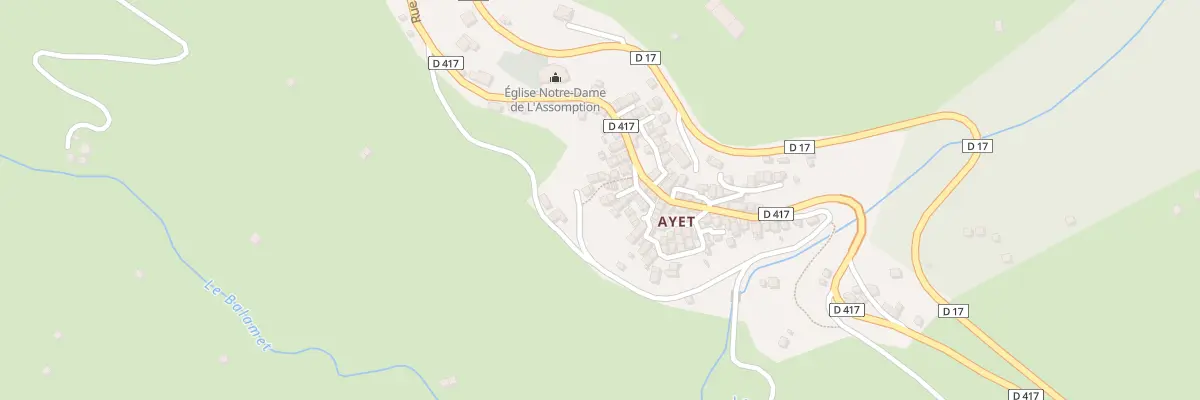 Plan du 116 Ayet à Bethmale