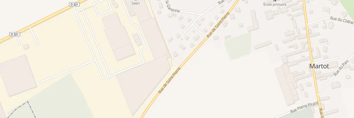 Plan du 18 Rue de St Pierre à Martot
