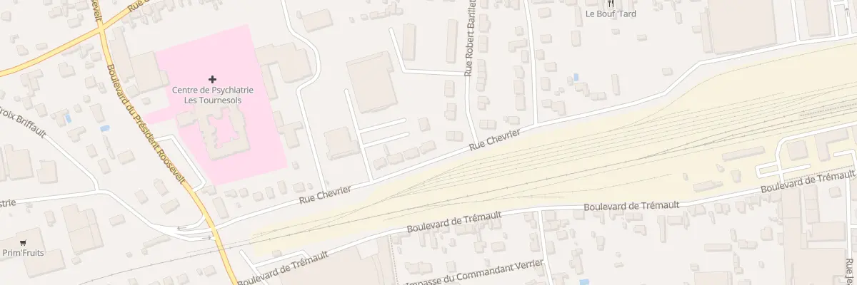 Plan du 24 Rue Chevrier à Vendôme