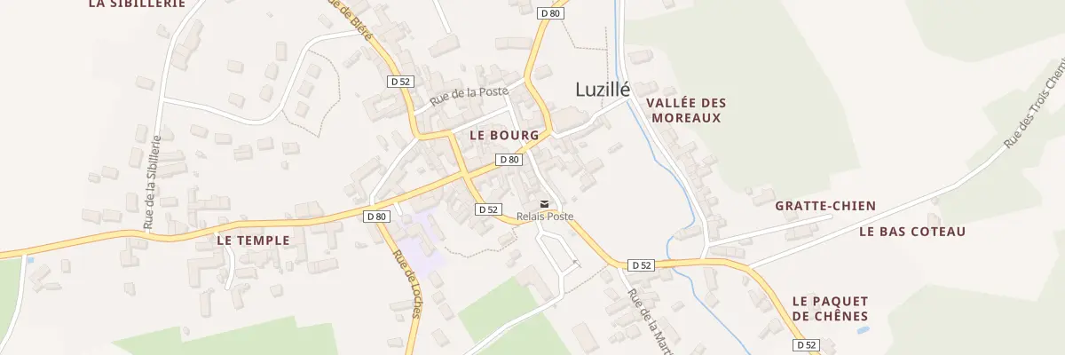 Plan du 4 Rue du 14 Juillet à Luzillé