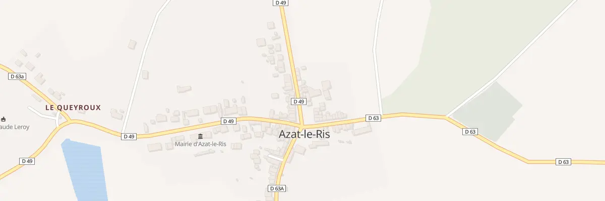Plan du 6 Pl de l’Eglise Saint Genest à Azat-le-Ris