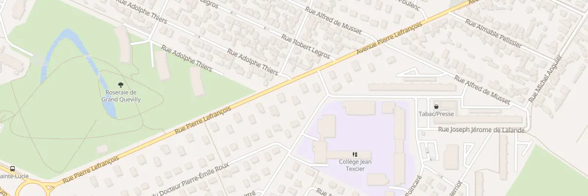 Plan du 87 Rue Pierre Lefrançois au Grand-Quevilly