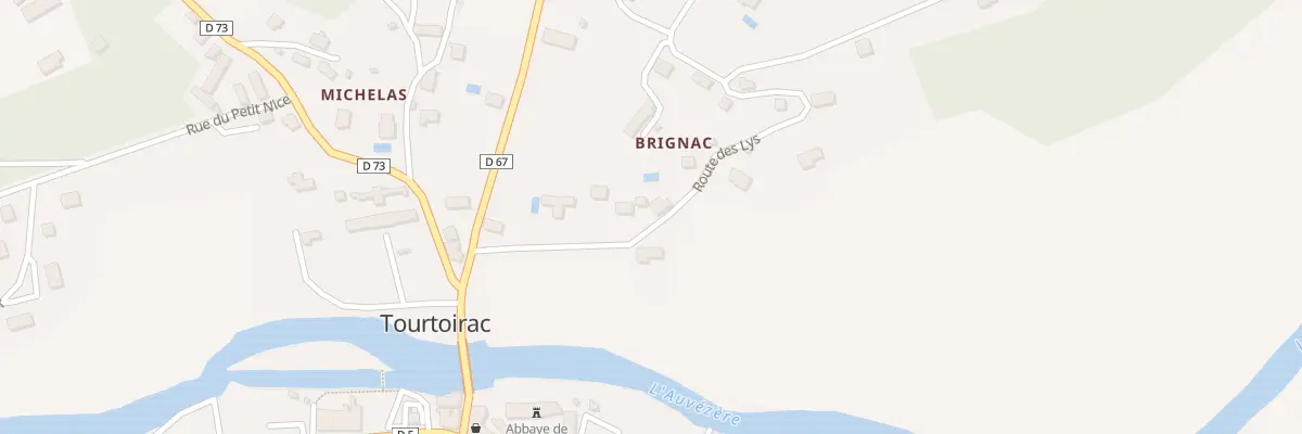 Plan du 7 Rte des Lys à Tourtoirac