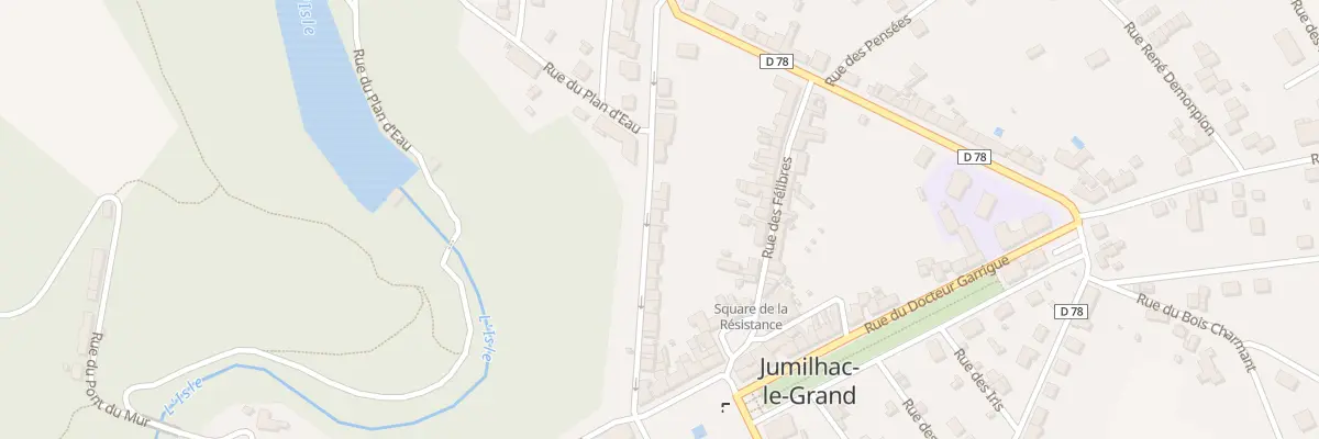 Plan du 26 Bd du Général de Gaulle à Jumilhac-le-Grand