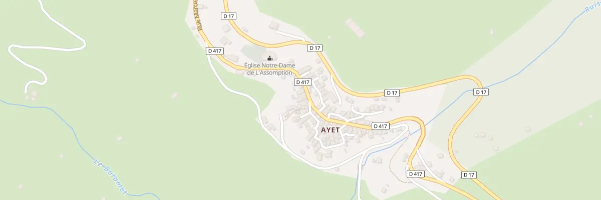 Plan du 188 Ayet à Bethmale