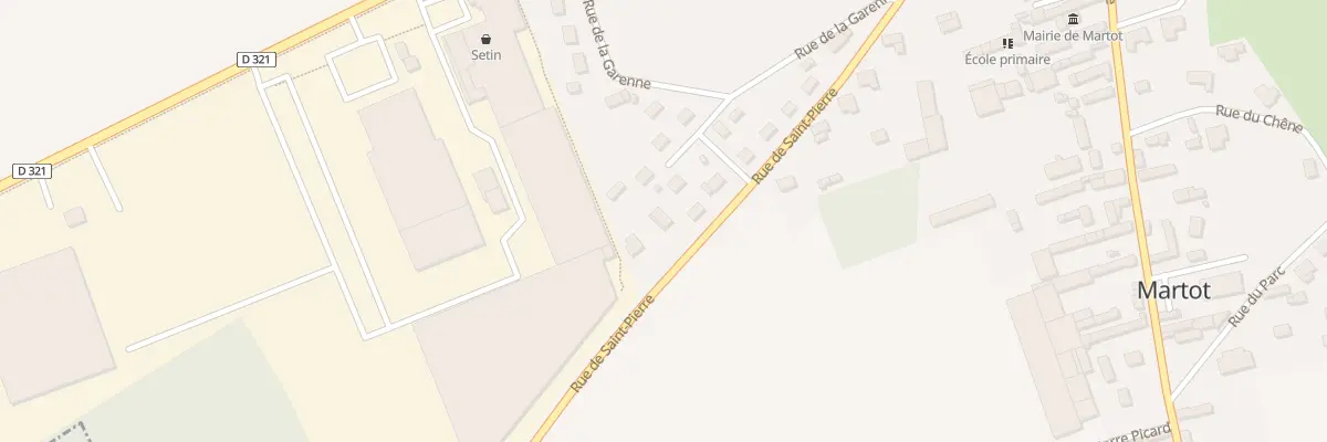 Plan du 16 Rue de St Pierre à Martot