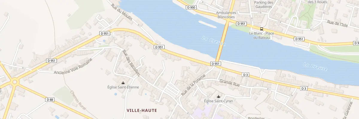 Plan du 9 Quai André Liesse au Blanc