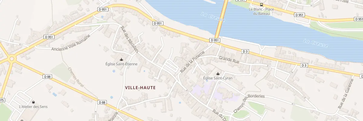 Plan du 5 Rle des Hautes Tours au Blanc