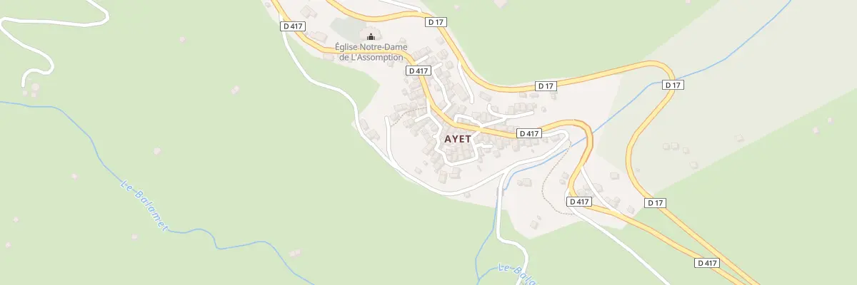 Plan du 122 Ayet à Bethmale