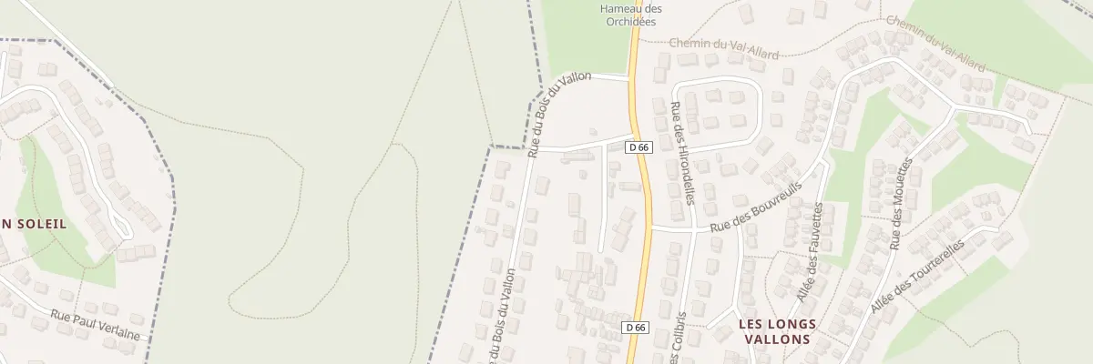 Plan du 2 Rue du Bois du Vallon à Notre-Dame-de-Bondeville
