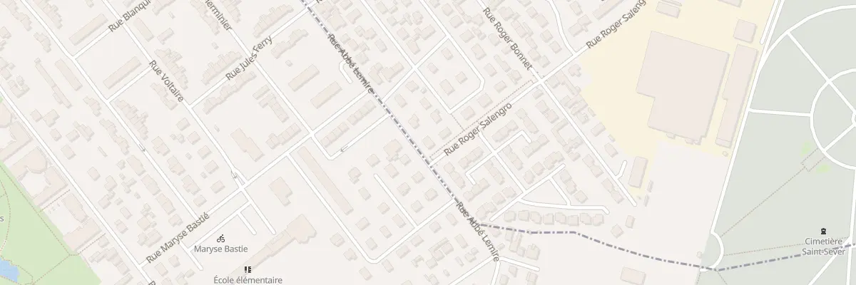 Plan du 95 Rue Abbé Lemire au Petit-Quevilly