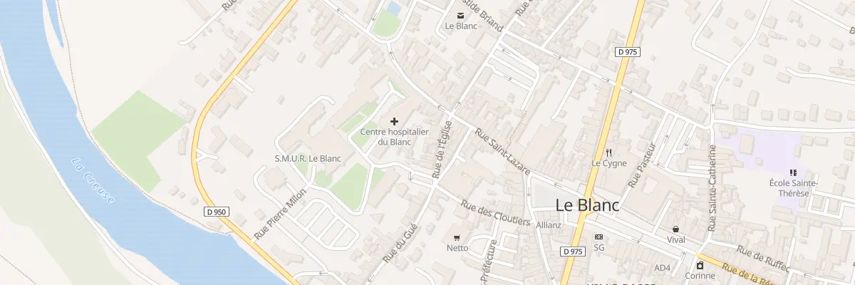 Plan du 15 Rue de l’Eglise au Blanc